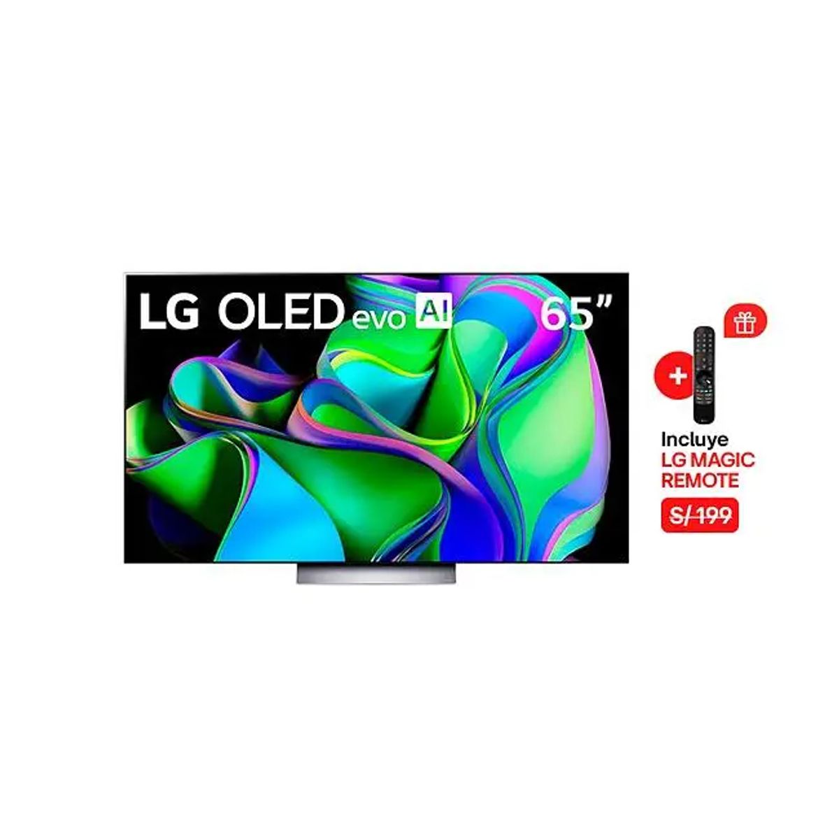 LG - Televisor LG OLED 65 UHD 4K ThinQ AI OLED65C3