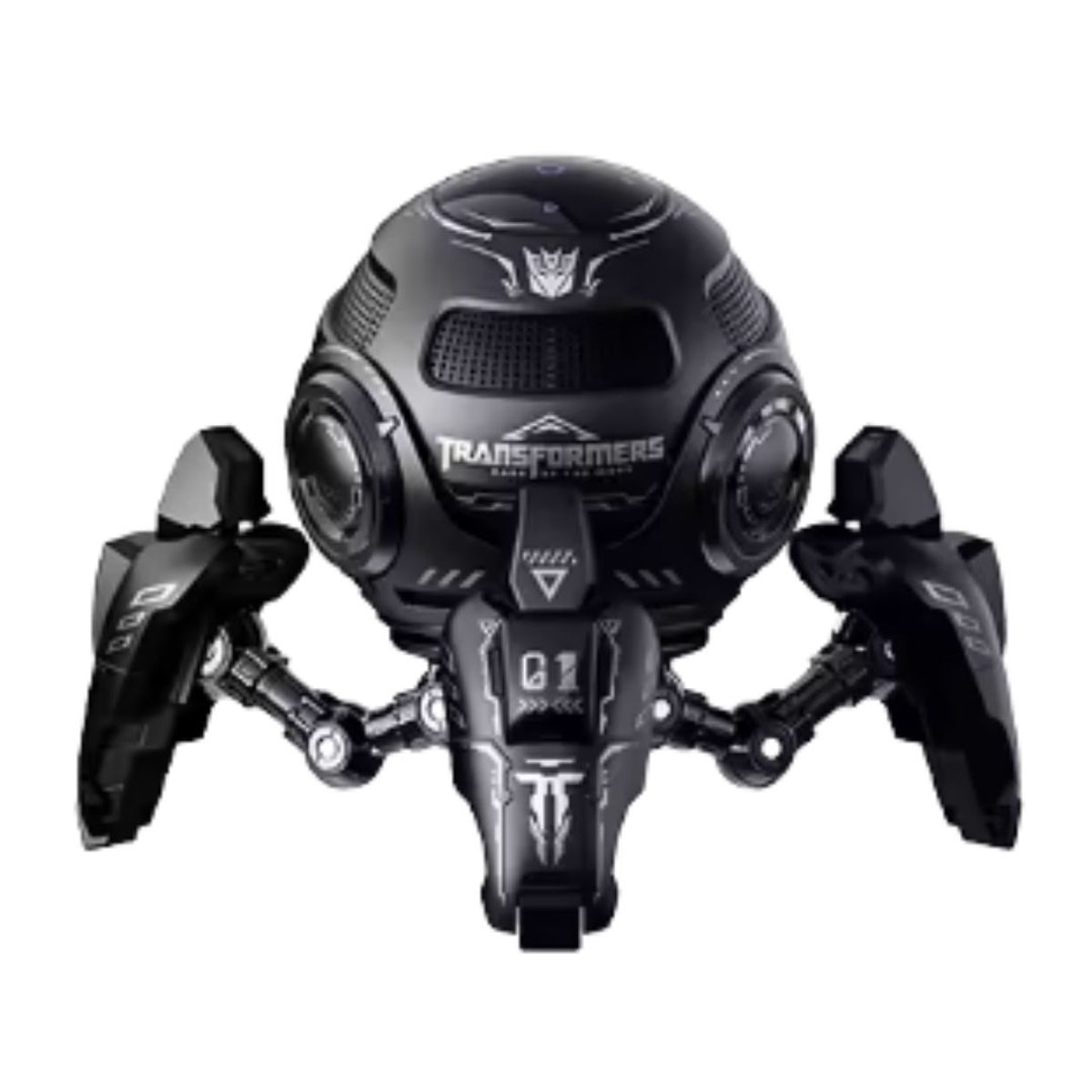 TRANSFORMERS - Parlante Bluetooth Inalámbrico Transformers con soporte Negro Portatil
