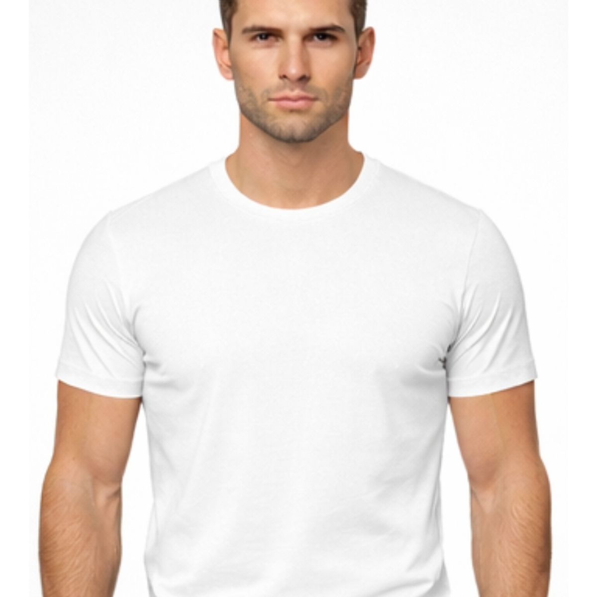 ENKI - Polo Slim Fit Hombre Enki Blanco Manga Corta Cuello Redondo