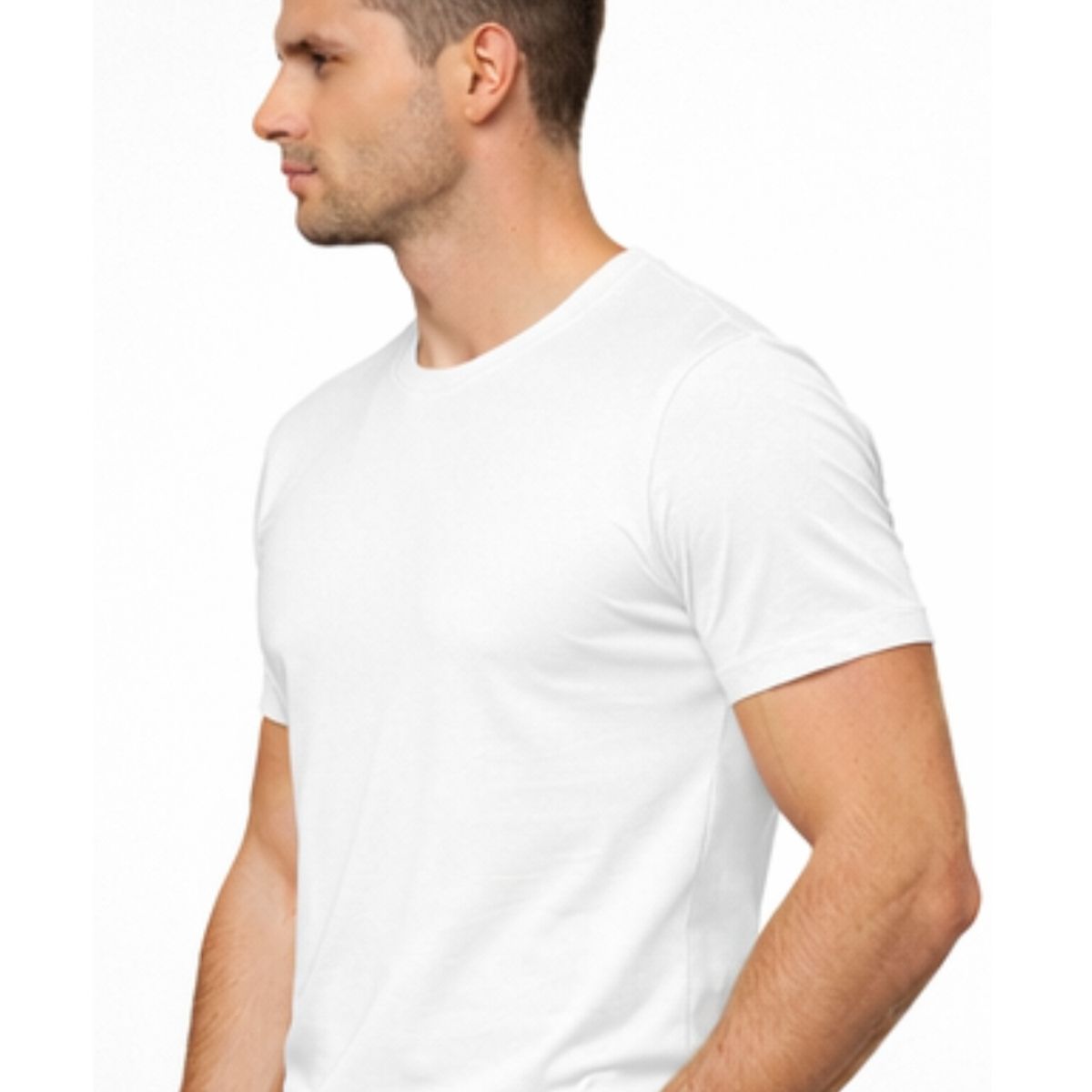 ENKI - Polo Slim Fit Hombre Enki Blanco Manga Corta Cuello Redondo