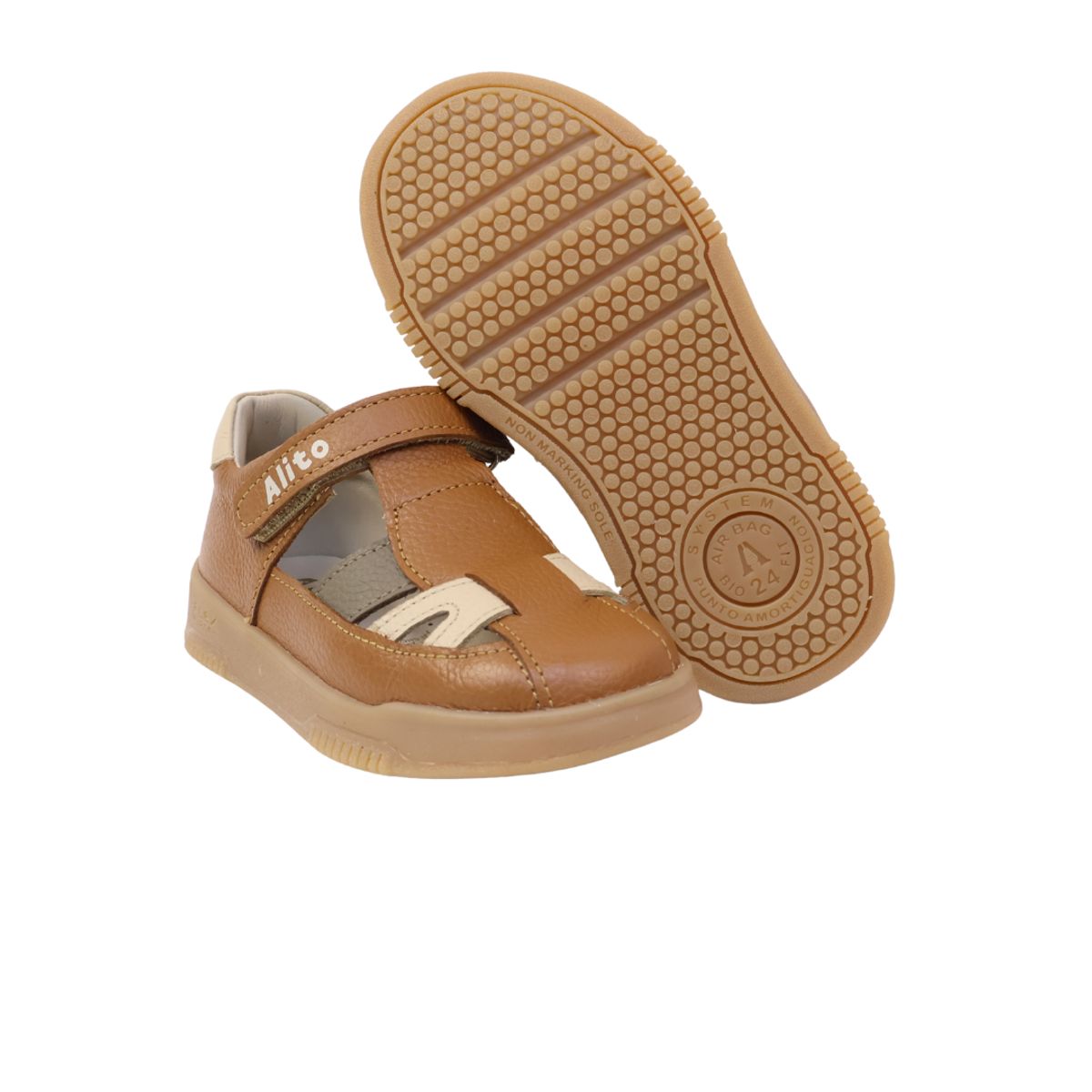 CALZADOS ALITO - Sandalias de cuero niño 26083