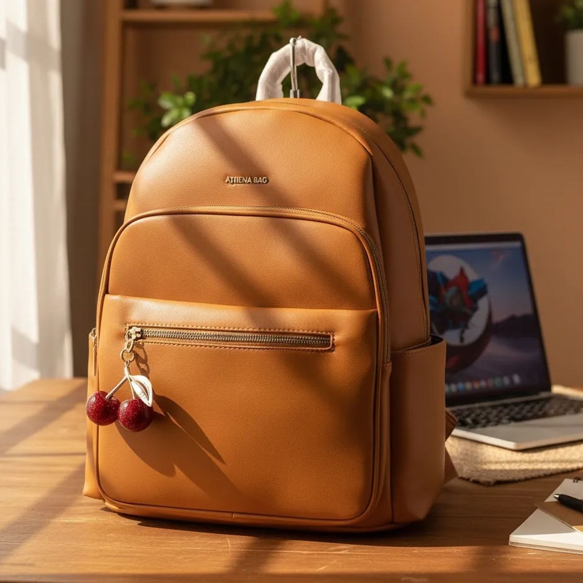 GENERICO - Mochila Portalaptop 14.5 Ab Premium Cereza PU