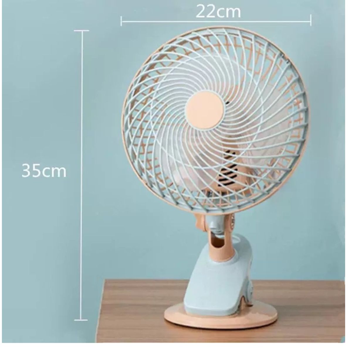 GENERICO - Ventilador de Escritorio 2 velocidades