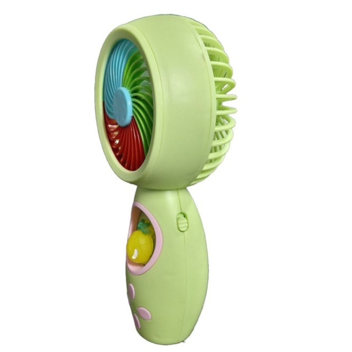 GENERICO - Mini ventilador recargable USB de mano con un diseño de fruta