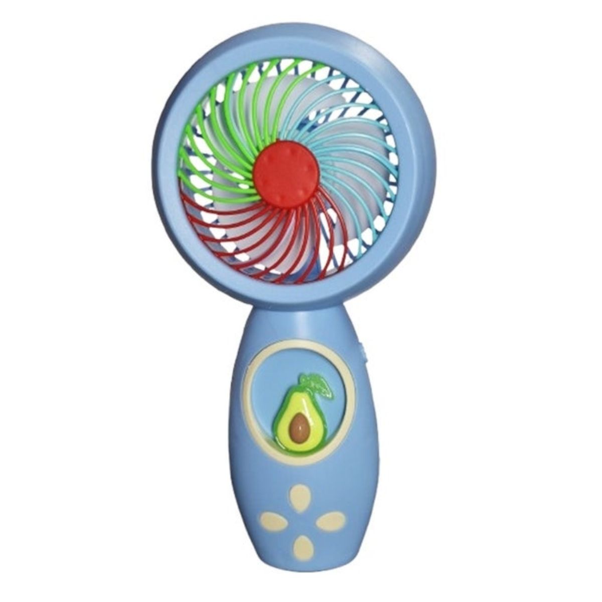 GENERICO - Mini ventilador recargable USB de mano con un diseño de fruta