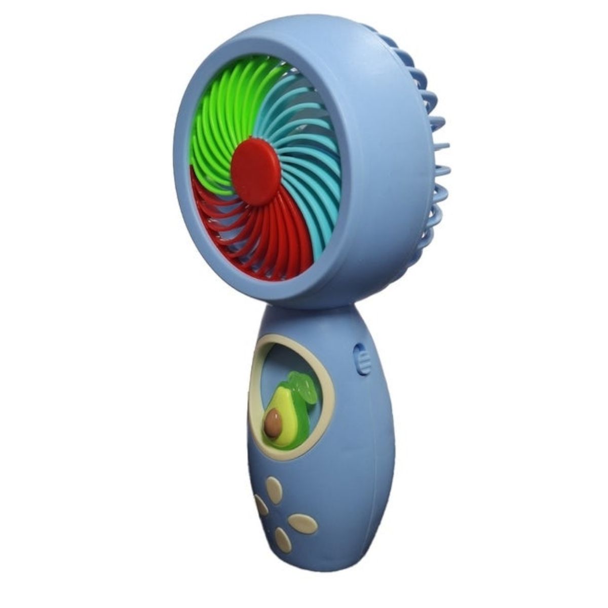 GENERICO - Mini ventilador recargable USB de mano con un diseño de fruta