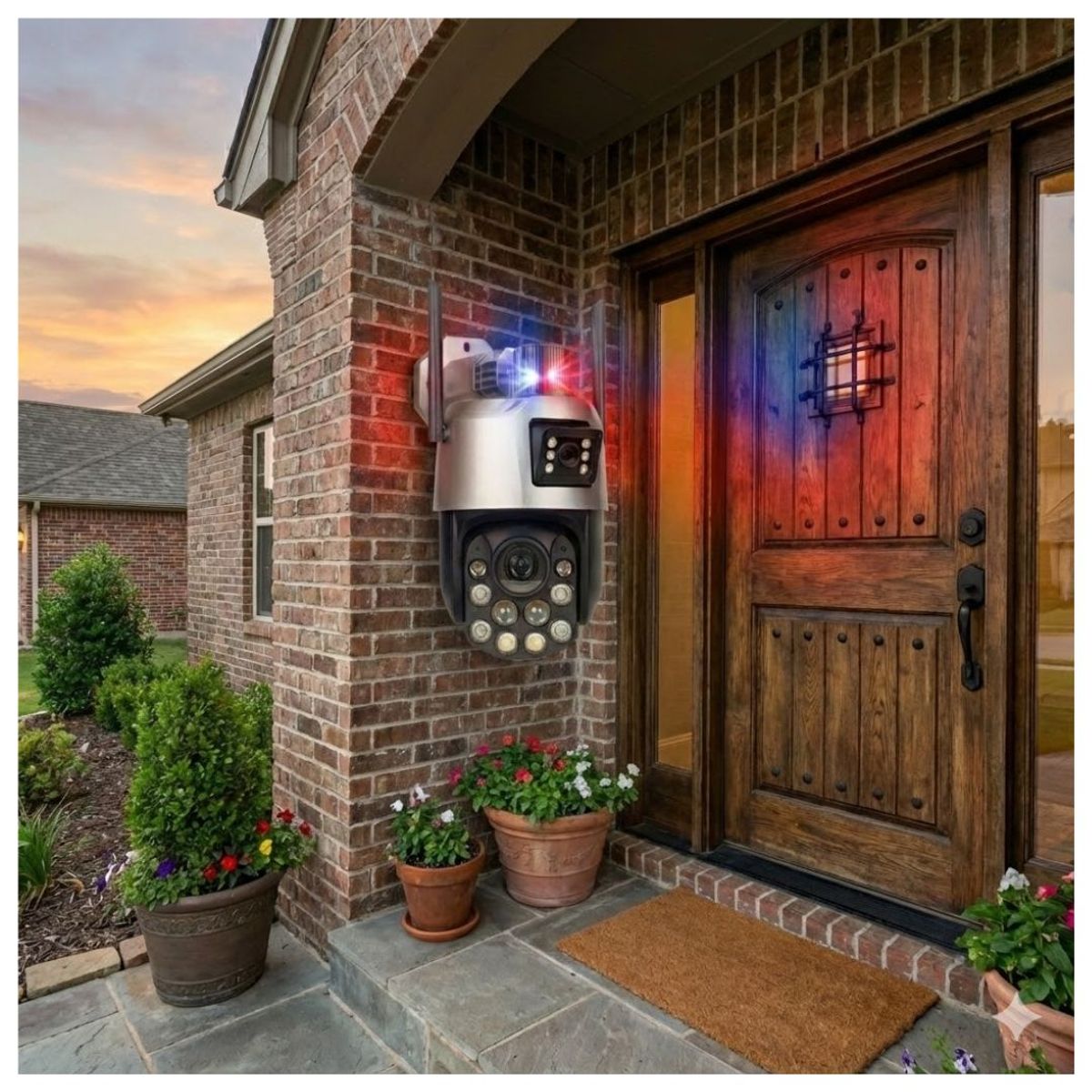 SEISA - Camara de Seguridad WiFi Ojo de Dios ZOOM 36X Lente 8MP Visión  Nocturna Color