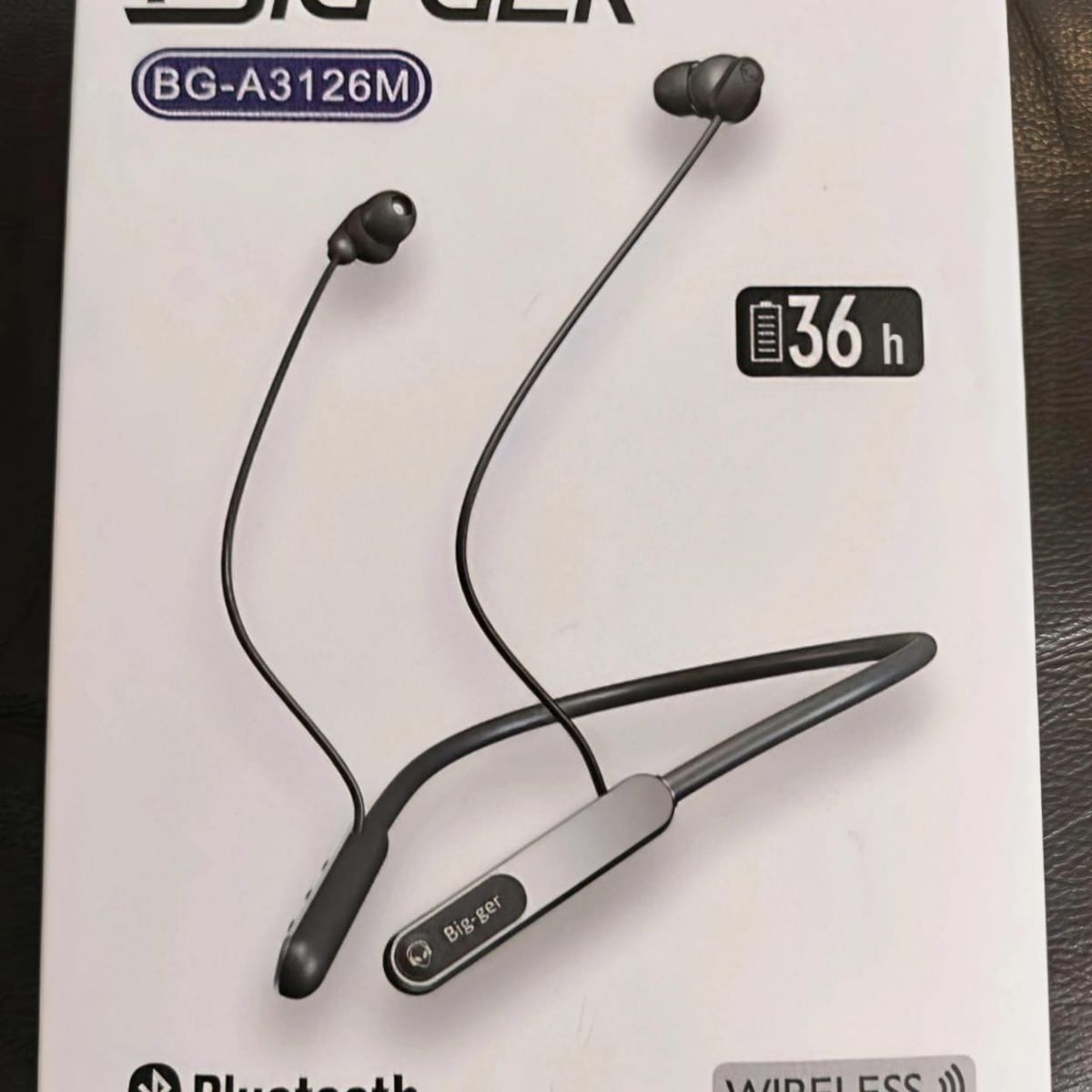 BIG GER - Audífonos Bluetooth para Bicicleta  moto Larga duración de carga BIG-GER A3126M