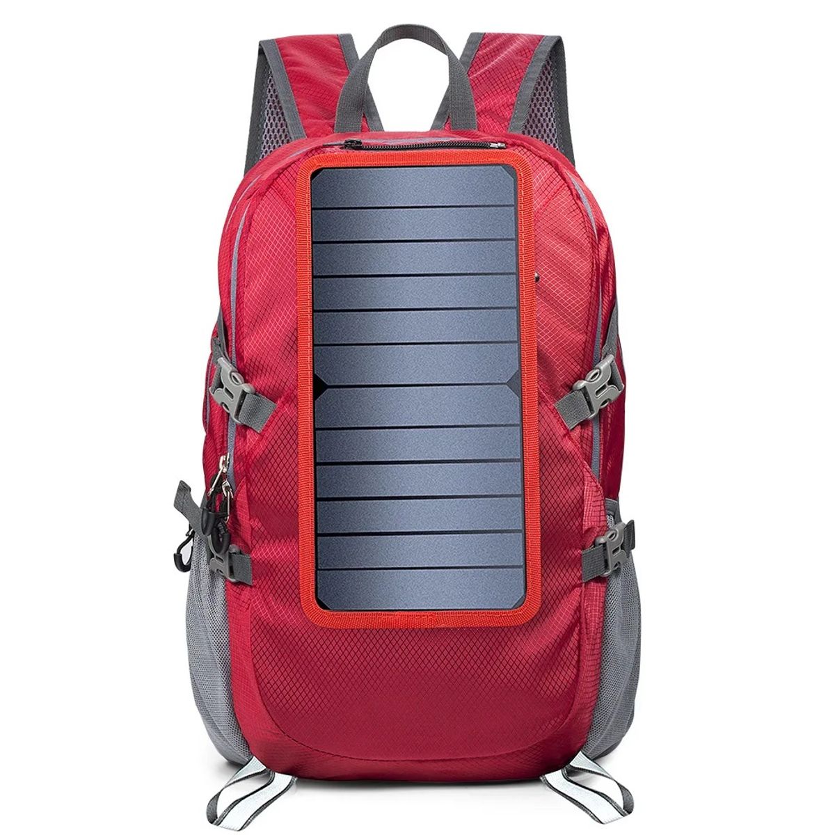 GENERICO - Mochila Solar  35L Rojo