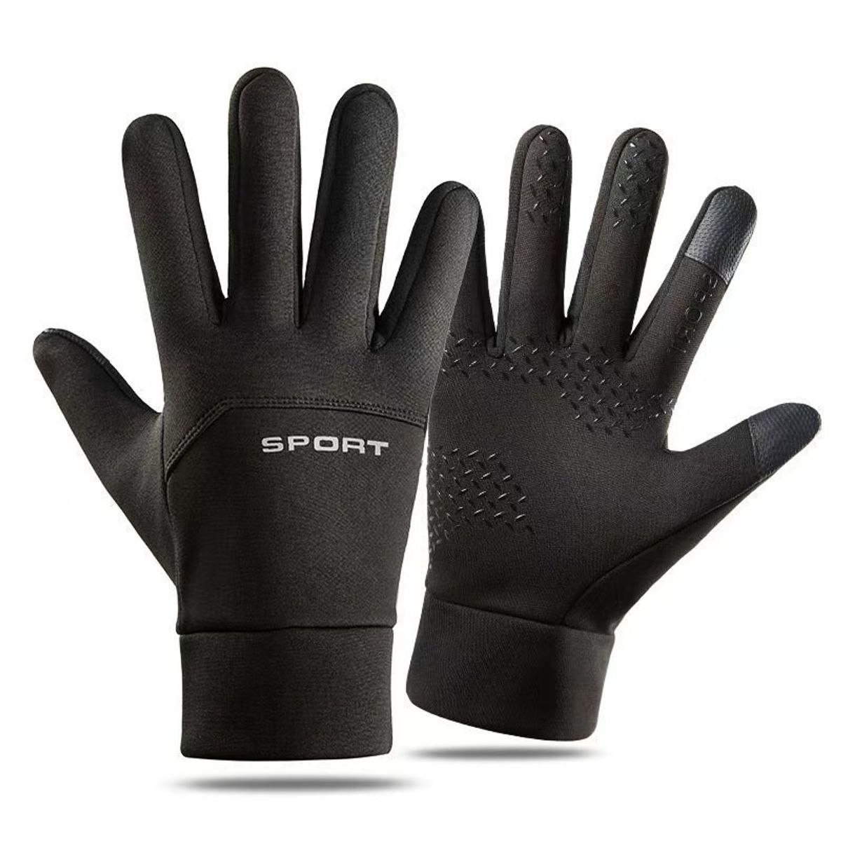 GENERICO - Guantes Térmicos Impermeables Táctiles para Moto Bicicleta y Esquí - Antideslizantes