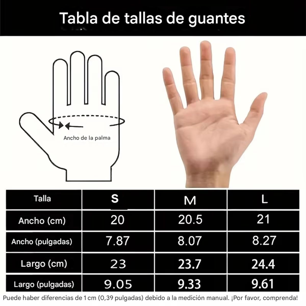GENERICO - Guantes Térmicos Impermeables Táctiles para Moto Bicicleta y Esquí - Antideslizantes