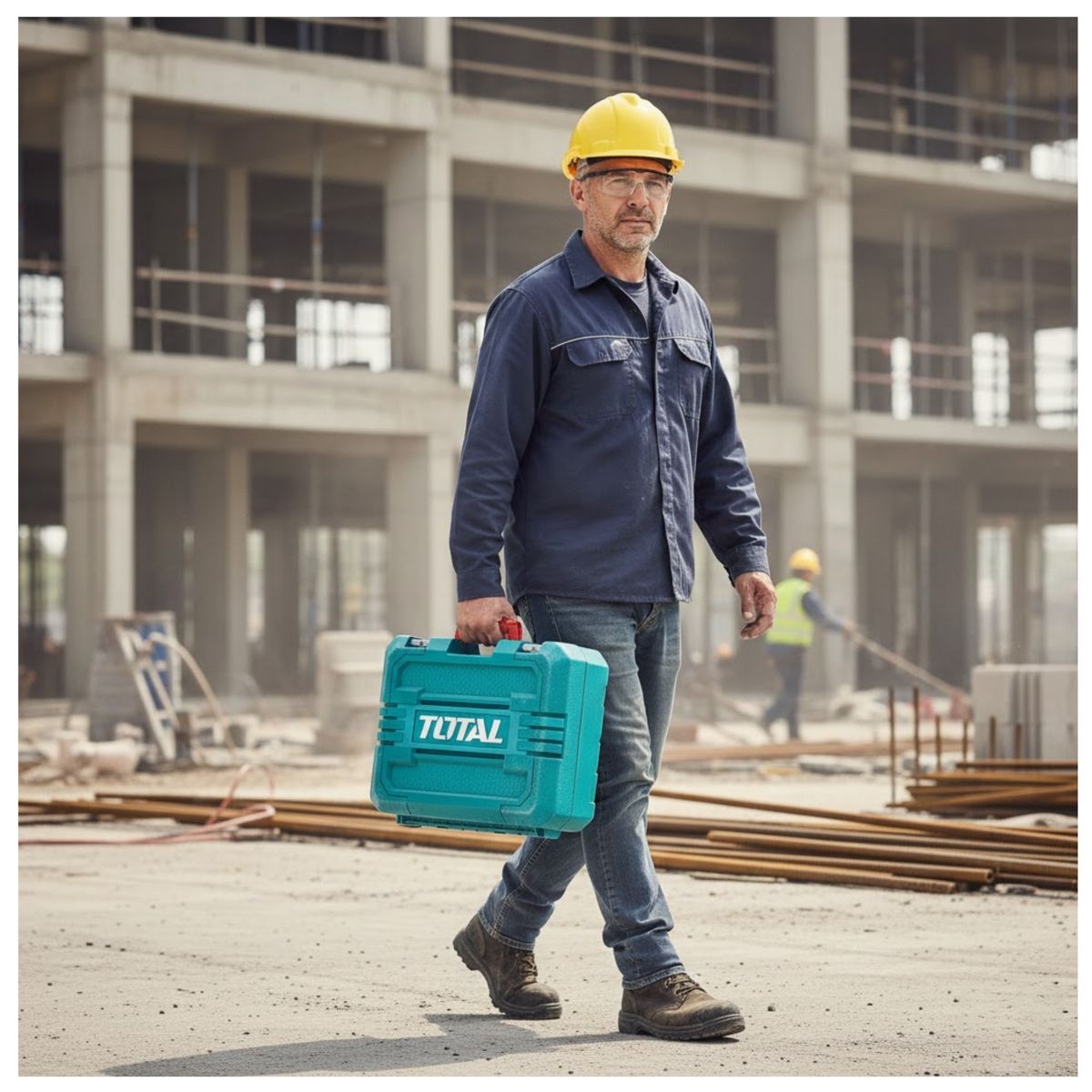 TOTAL - TALADRO PERCUTOR INALAMBRICO BRUSHLESS 96Nm 20V Chuck Metálico 13mm TIDLI209686 total