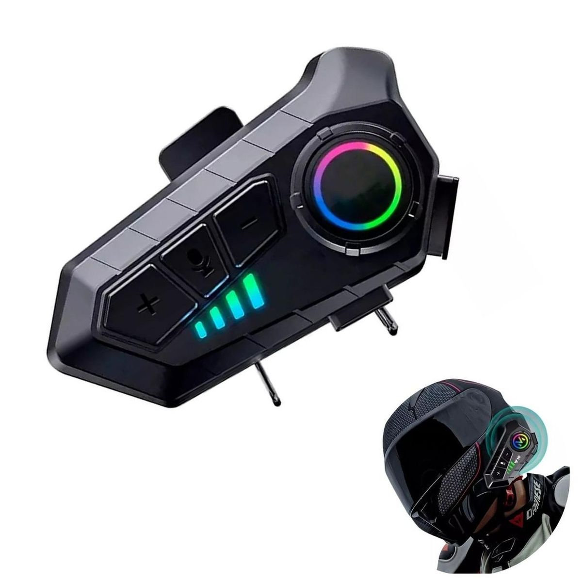 GENERICO - Audífonos Bluetooth Para Moto MT-Y10 con Micrófono Auricular Casco