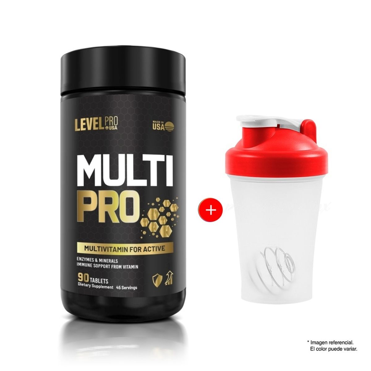 Level Pro - ZINC MAGNESIO MULTI-PRO DE 90 CÁPSULAS LEVEL PRO