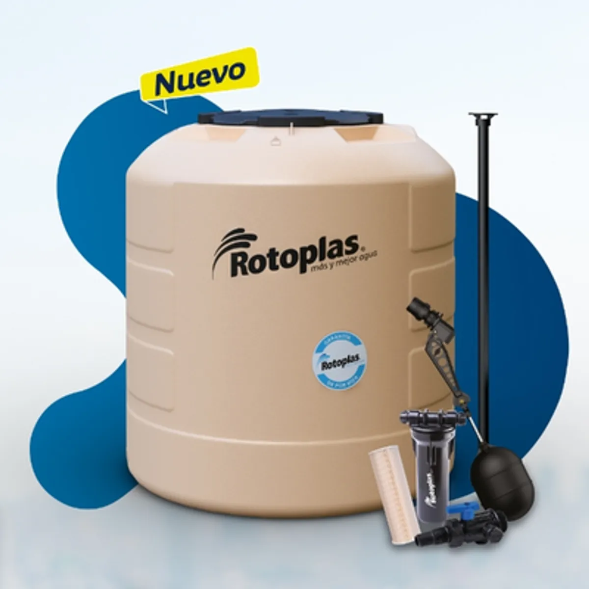 TANQUE PLUS+ 1100L GDPV ROTOPLAS, marca ROTOPLAS - Foto Principal