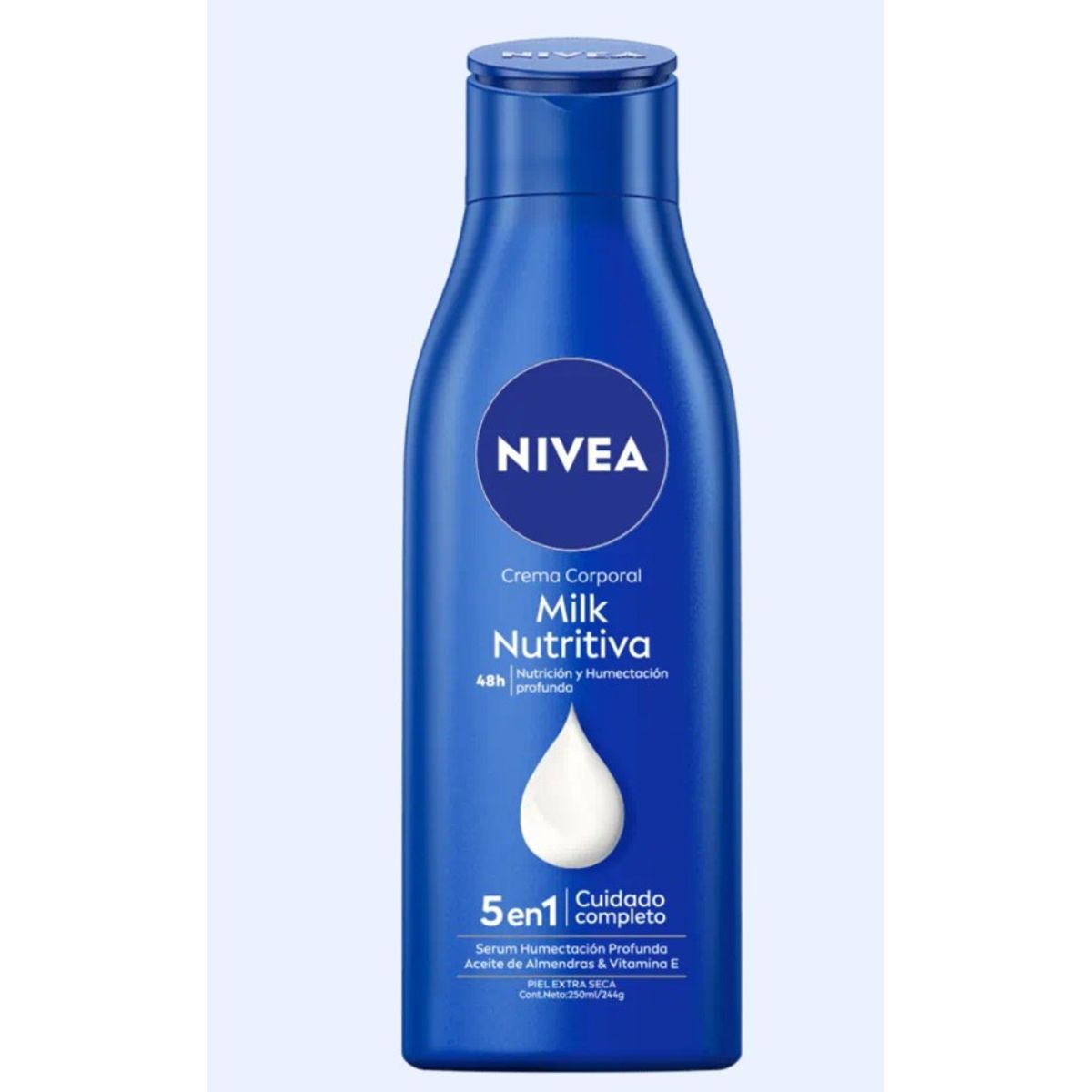 NIVEA - Crema Corporal Milk Nutritiva Piel Extra Seca 250ML