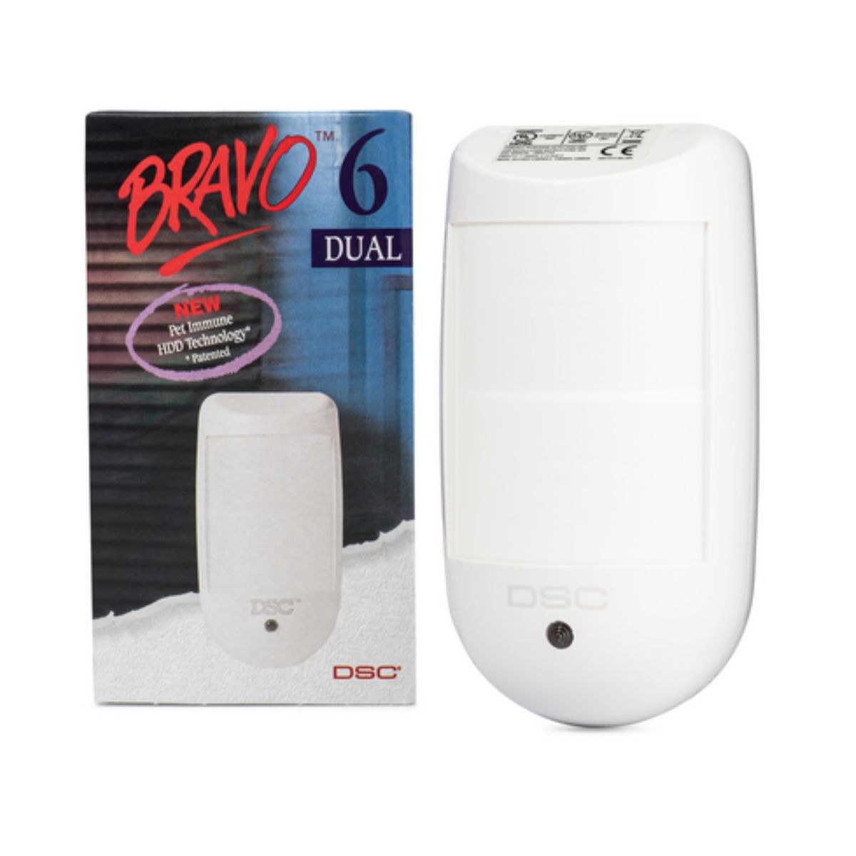 GENERICO - Sensor de Movimiento Dual DSC Bravo 6 BV-601 - Inmunidad a Mascotas Superior