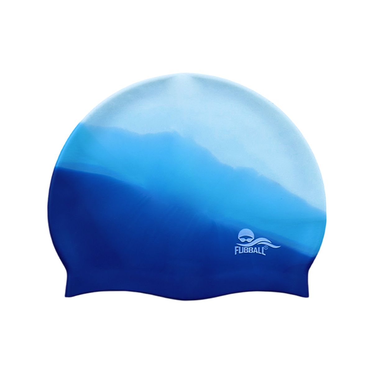 FUBBALL - Gorro de Natación Silicona Imperneable - Ajuste Estándar -  Sky Blue