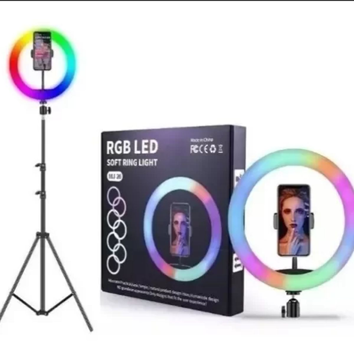 GENERICO - Aro de Luz LED RGB suave MJ36