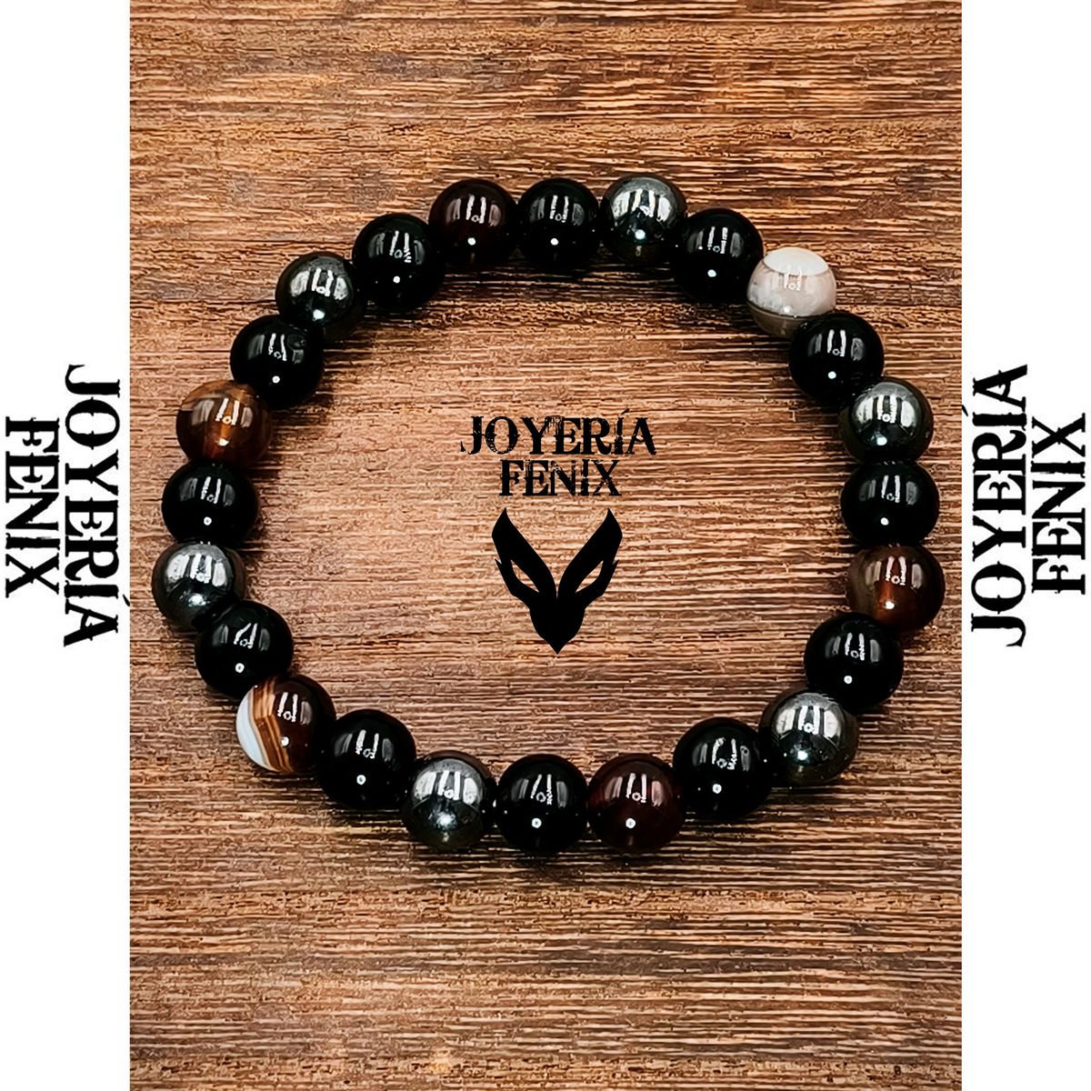 JOYERIA FENIX - Pulsera Triple Protección Turmalina - Joyería Fenix