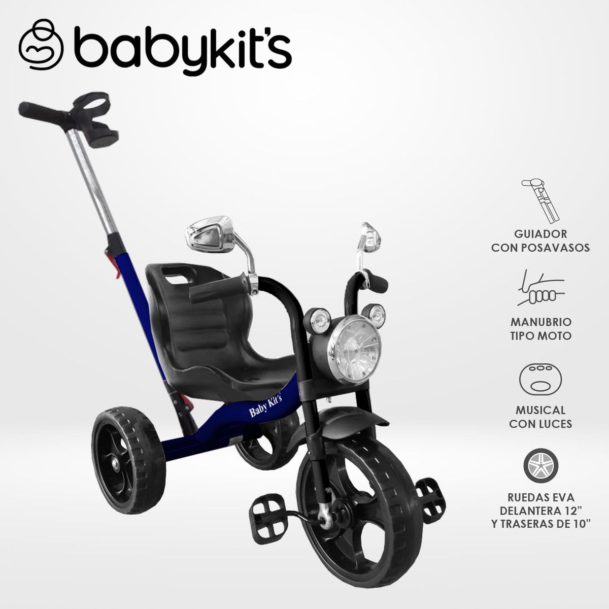 BABY KITS - Triciclo Moto Trike Azul