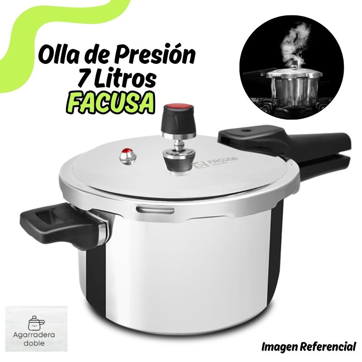 GENERICO - Olla Presion Facusa de 7Lt