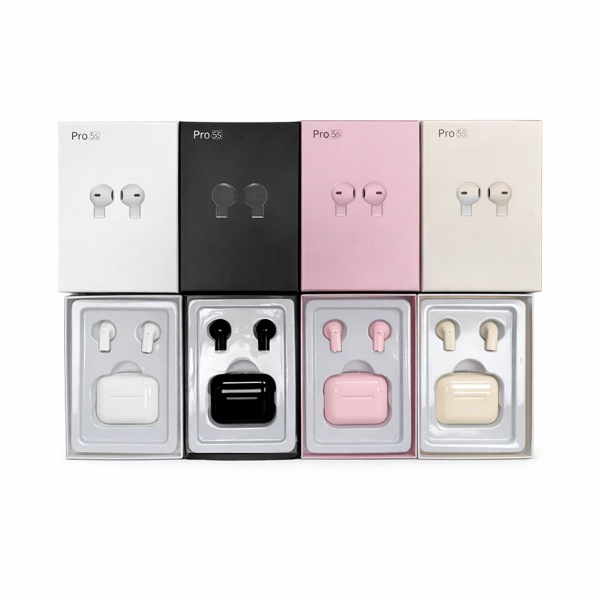 GENERICO - Audífonos Pro5s Bluetooth NEGRO