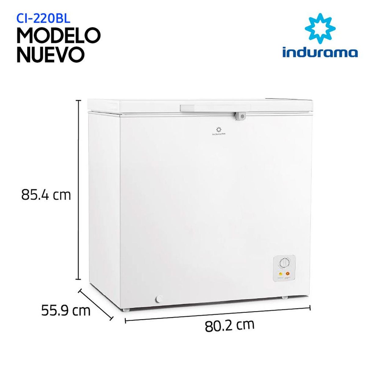 INDURAMA - Congeladora Indurama 198 Litros CI-220BL Blanco
