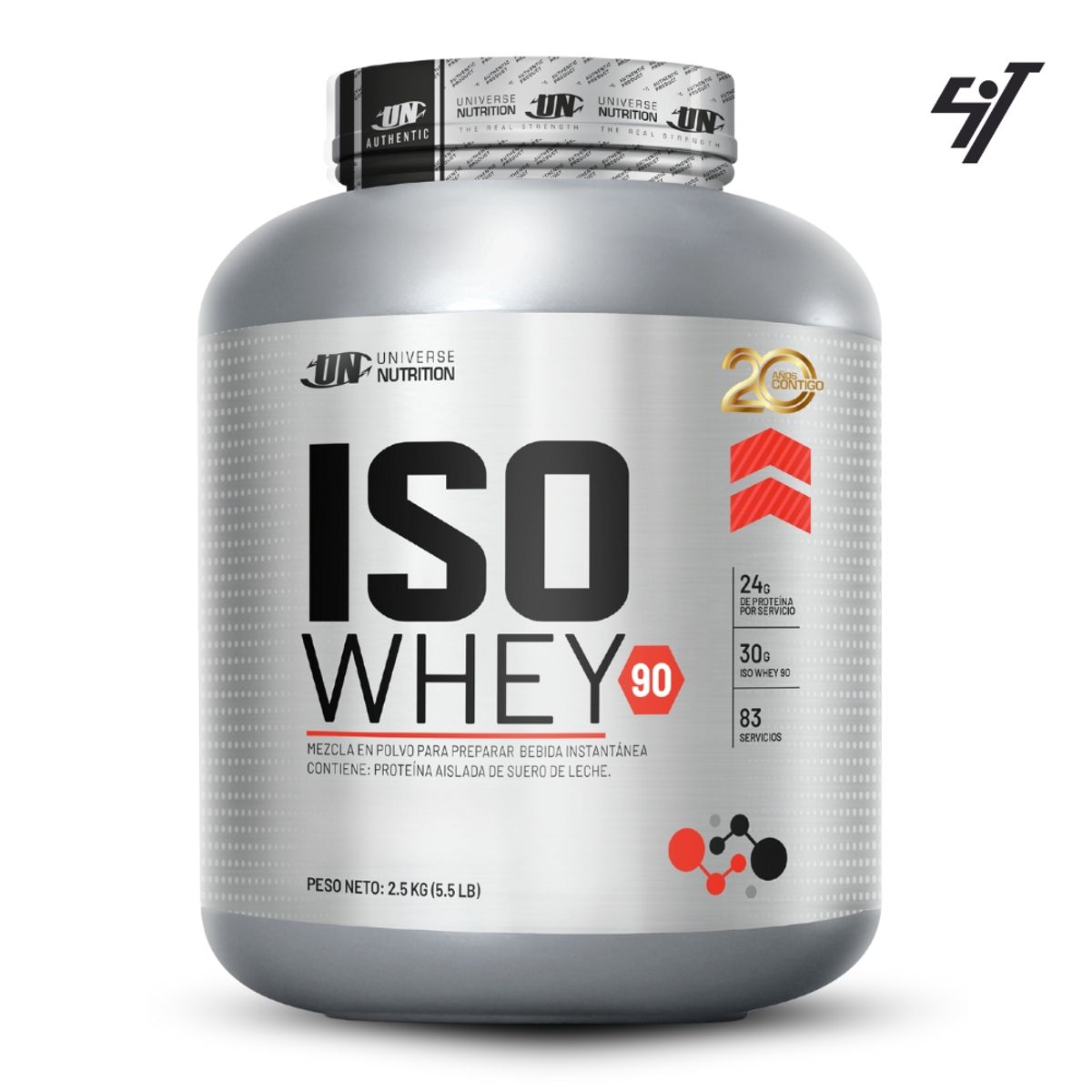 UNIVERSE NUTRITION - Iso Whey 90 de 2.5 kg Vainilla