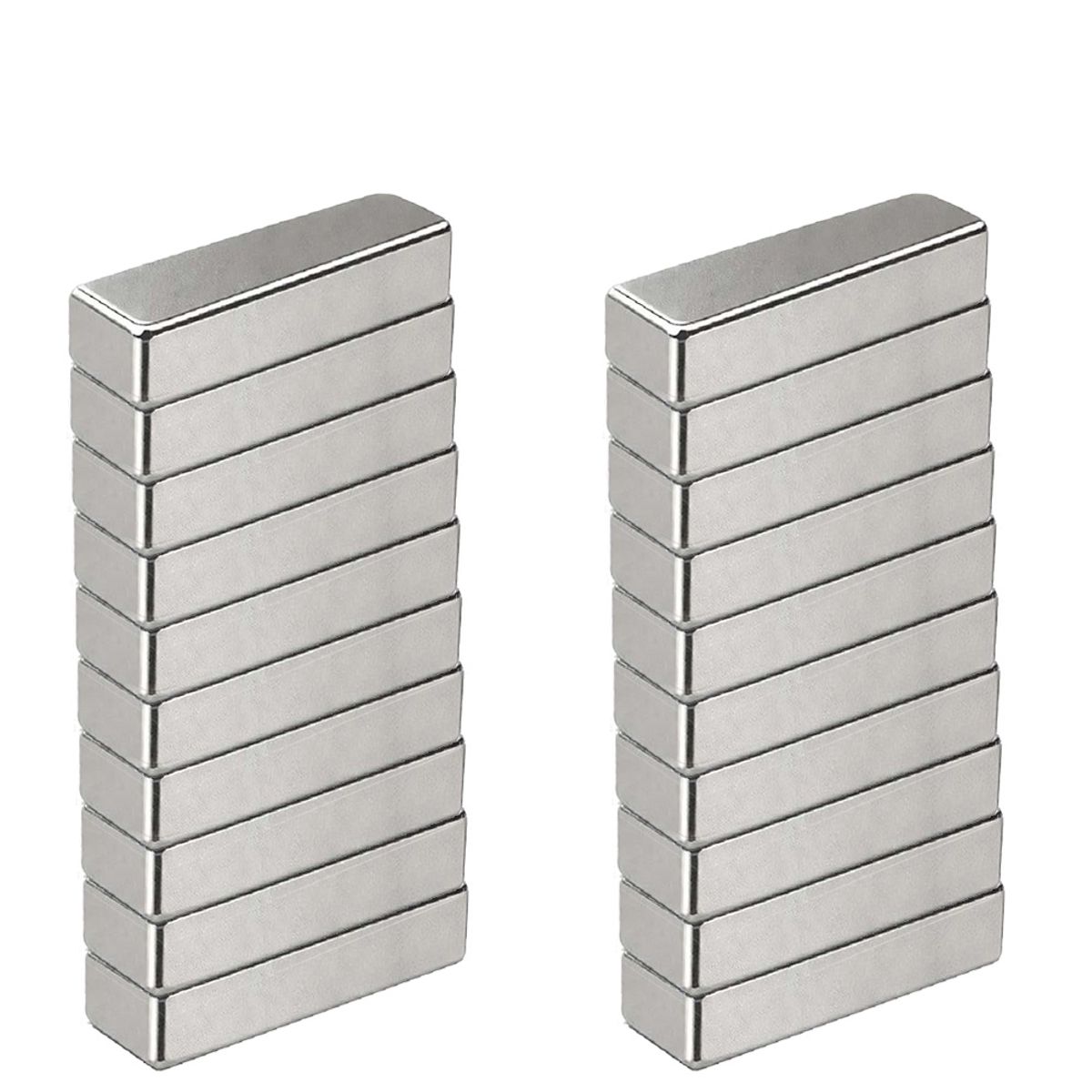 GENERICO - Iman de Neodimio Modelo Rectangular 14x4.5x2.5mm Pack 20 unds