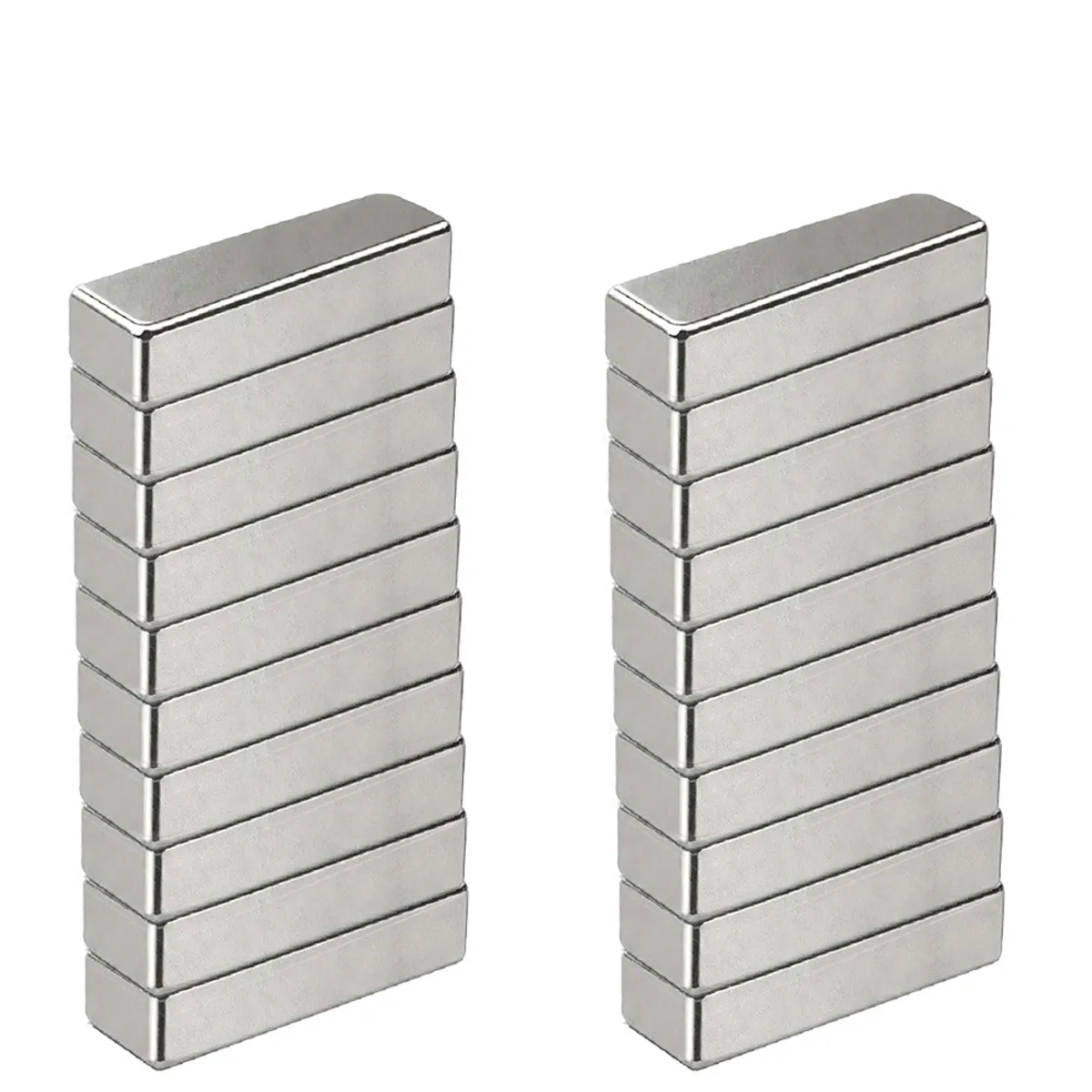 GENERICO - Iman de Neodimio Modelo Rectangular 14x4.5x2.5mm Pack 20 unds