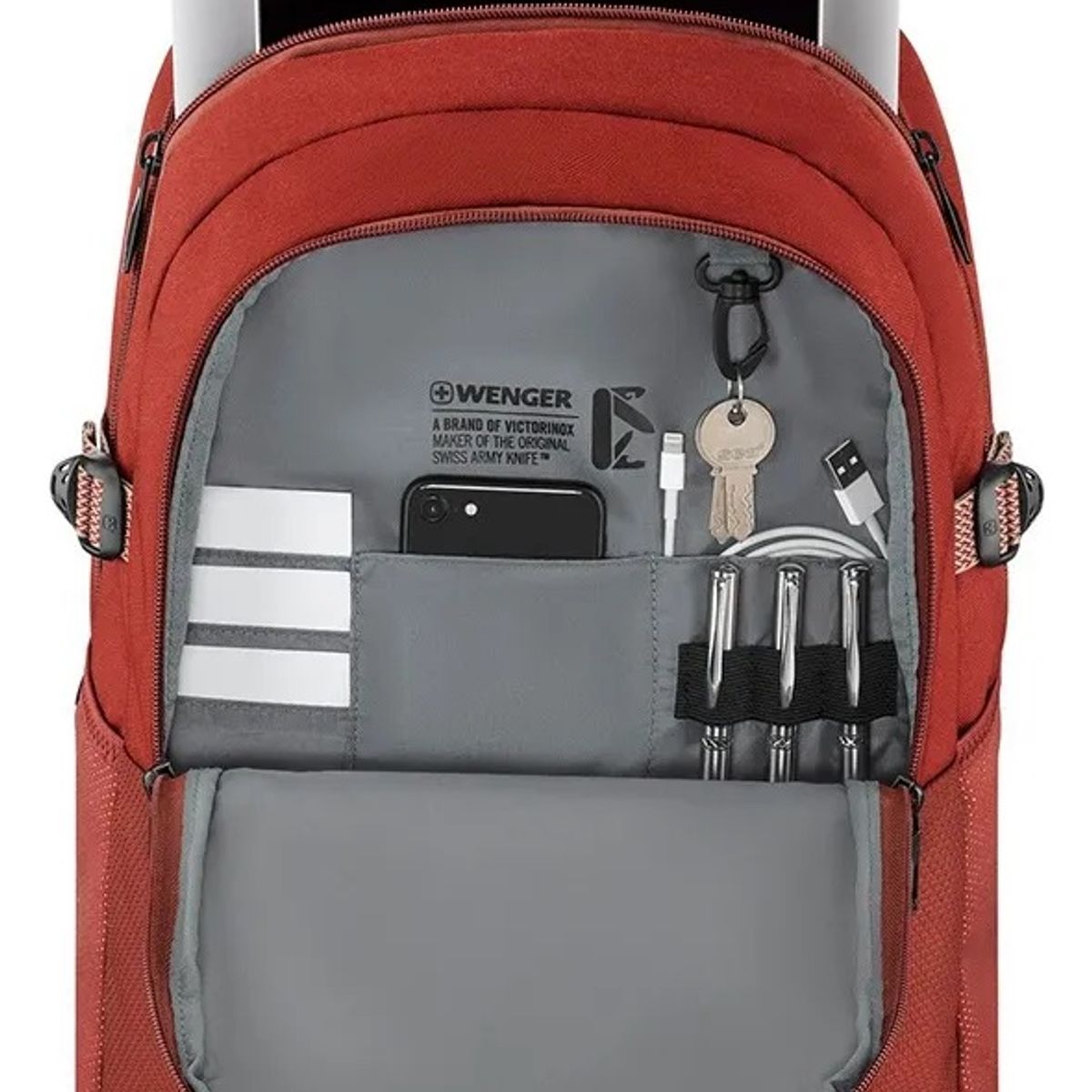 WENGER - Mochila porta laptop NEXT 23 Ryde color rojo Wenger