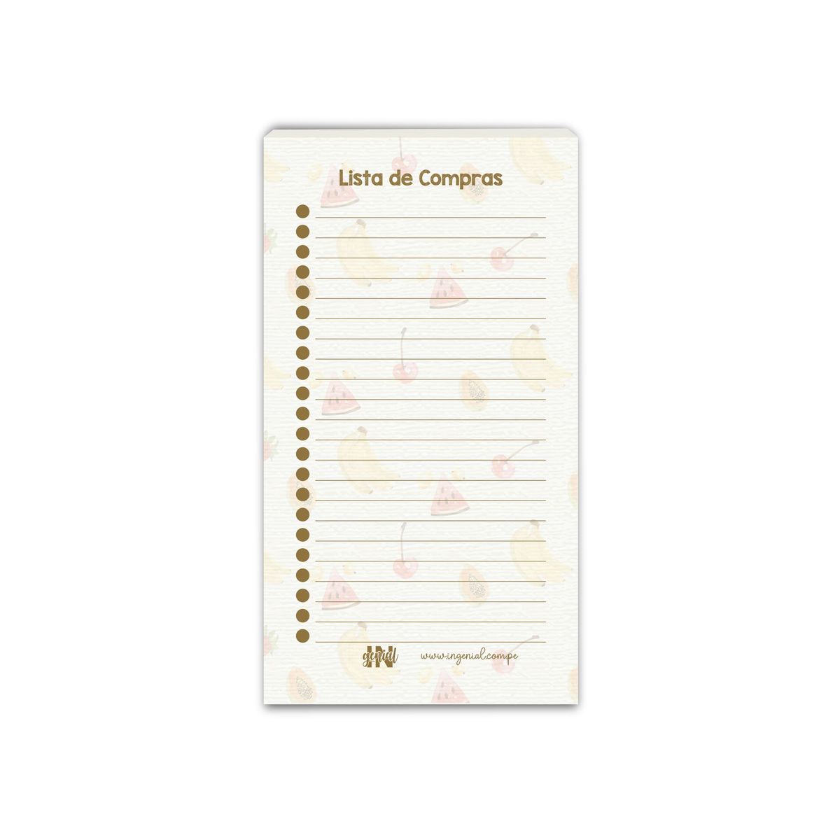 INGENIAL - Notas magnéticas Ingenial Menú Cherry