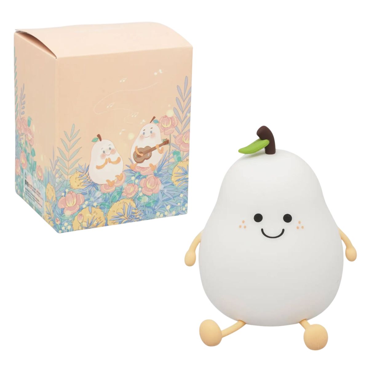 GENERICO - Lámpara LED Nocturna de Pera de Silicona Inalámbrica