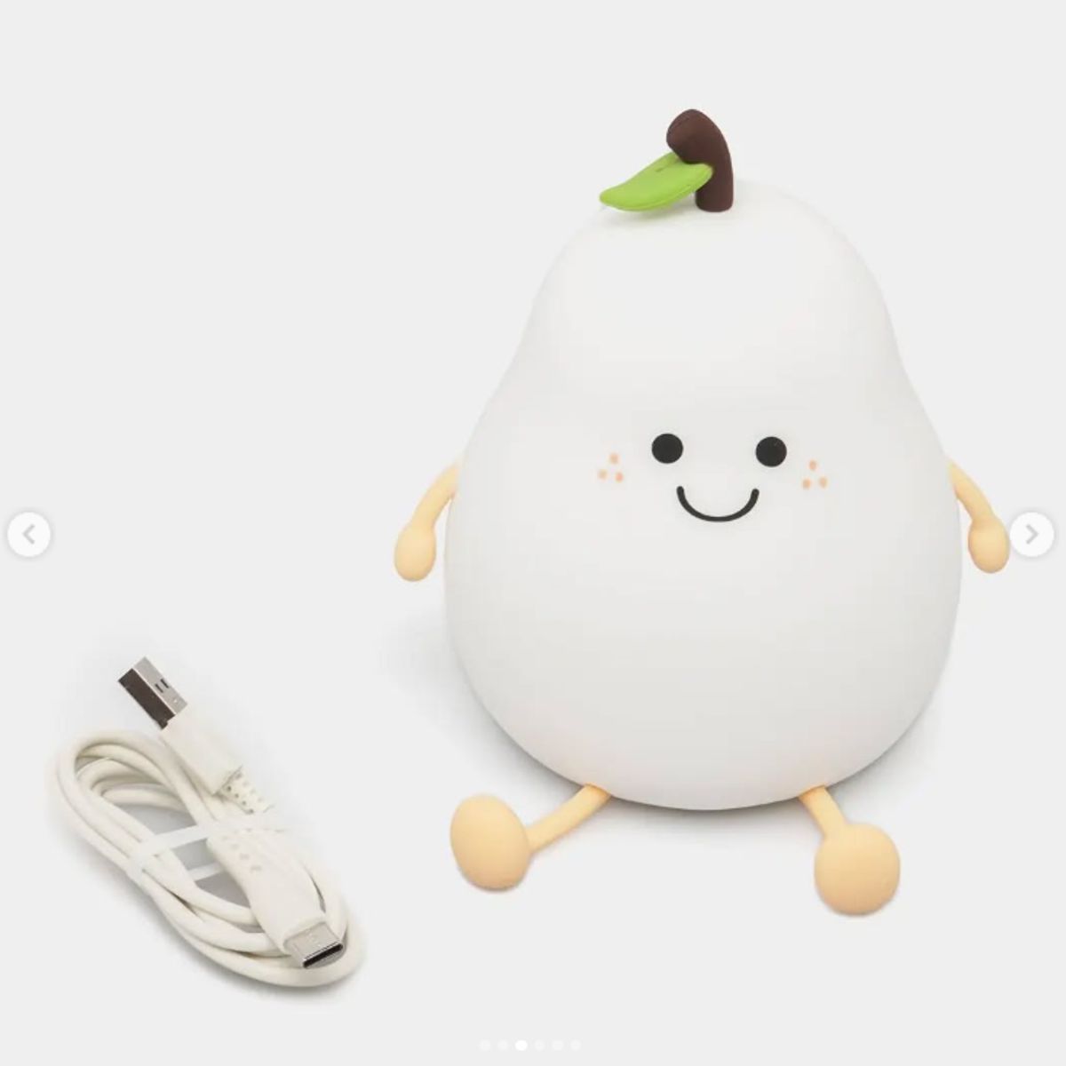 GENERICO - Lámpara LED Nocturna de Pera de Silicona Inalámbrica