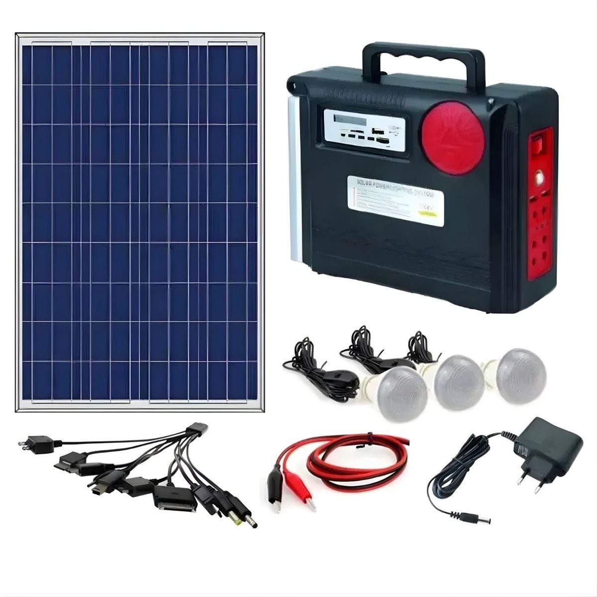 OEM - Sistema de Iluminación y Carga por Energía Solar o Corriente