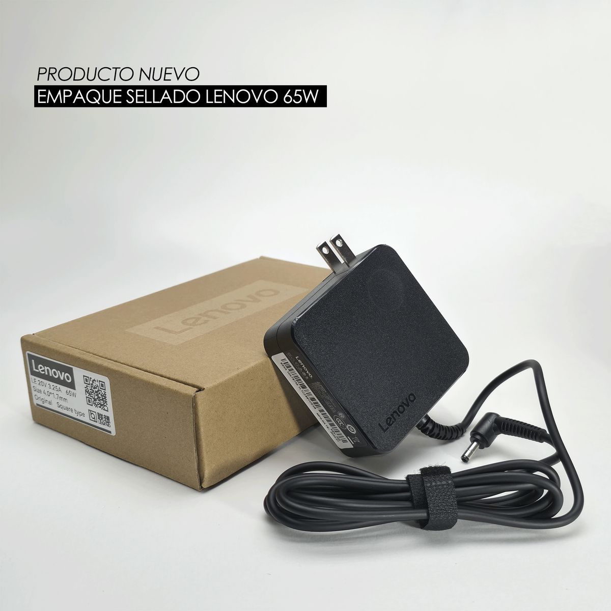 LENOVO - Cargador lenovo 65w - NUEVO