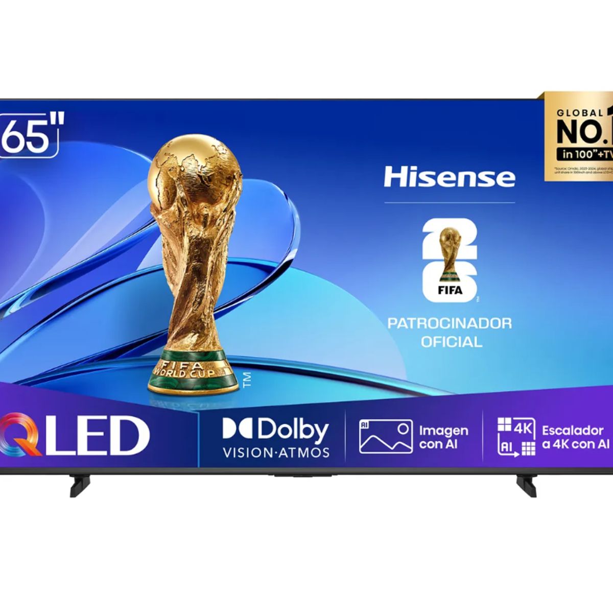HISENSE - Televisor Hisense 65 QLED 4K 65Q6Qv Smart Tv