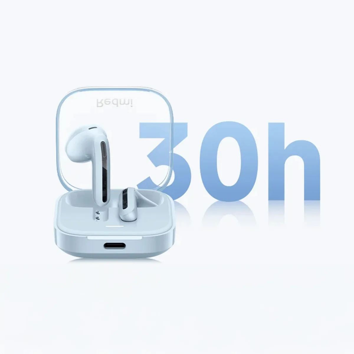XIAOMI - Audífono Xiaomi Redmi Buds 6 Active Azul 30h Bluetooth 5.4