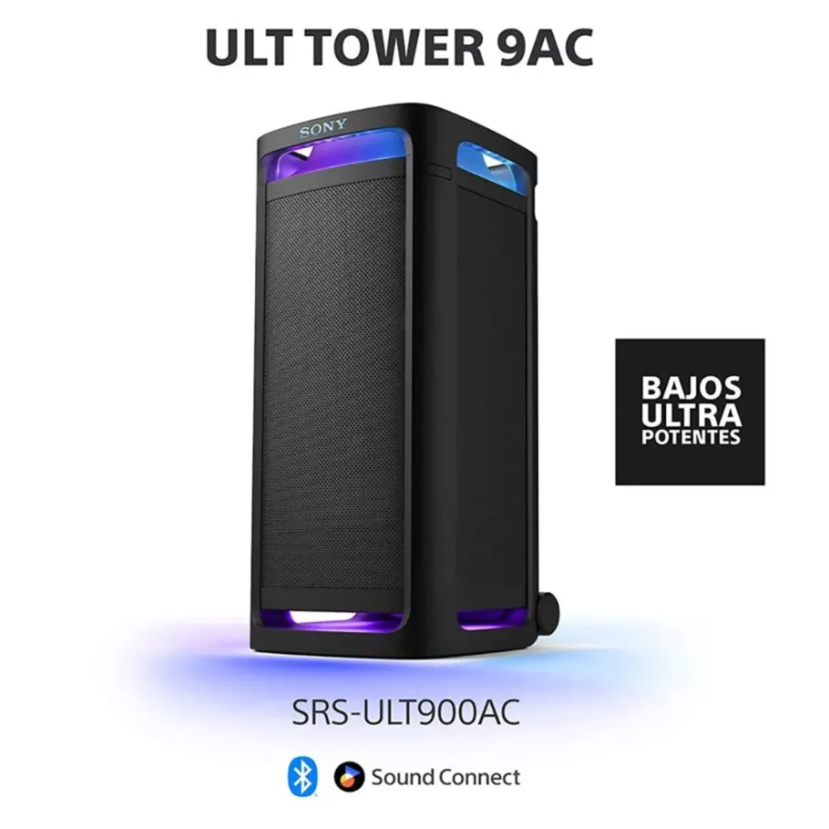 SONY - Parlante Bluetooth SRS-ULT9 para Fiestas ULT TOWER 9 Negro