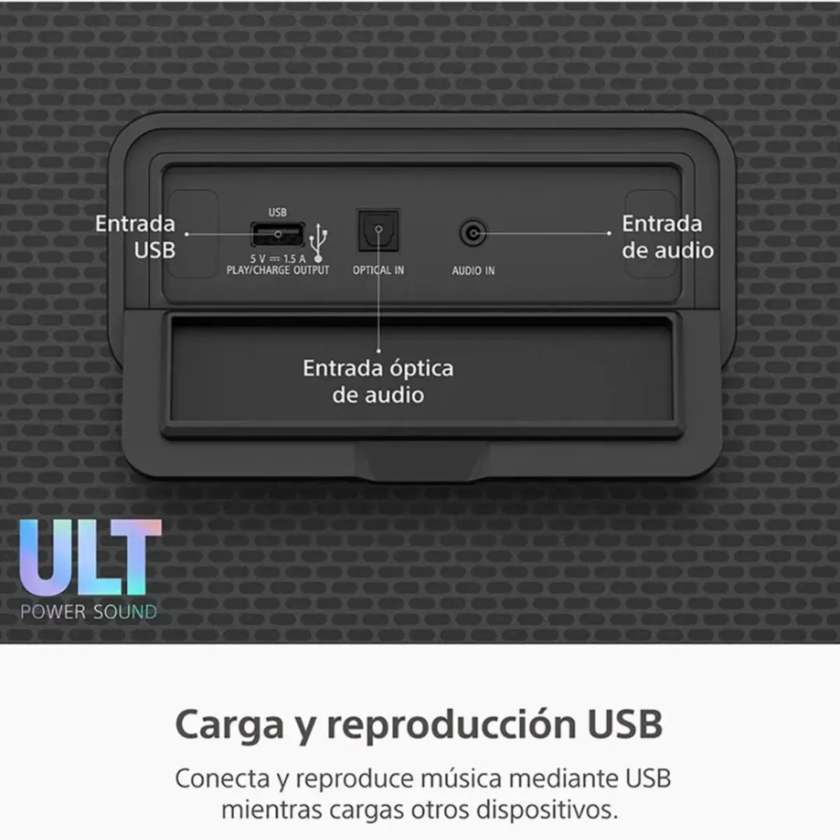 SONY - Parlante Bluetooth SRS-ULT9 para Fiestas ULT TOWER 9 Negro