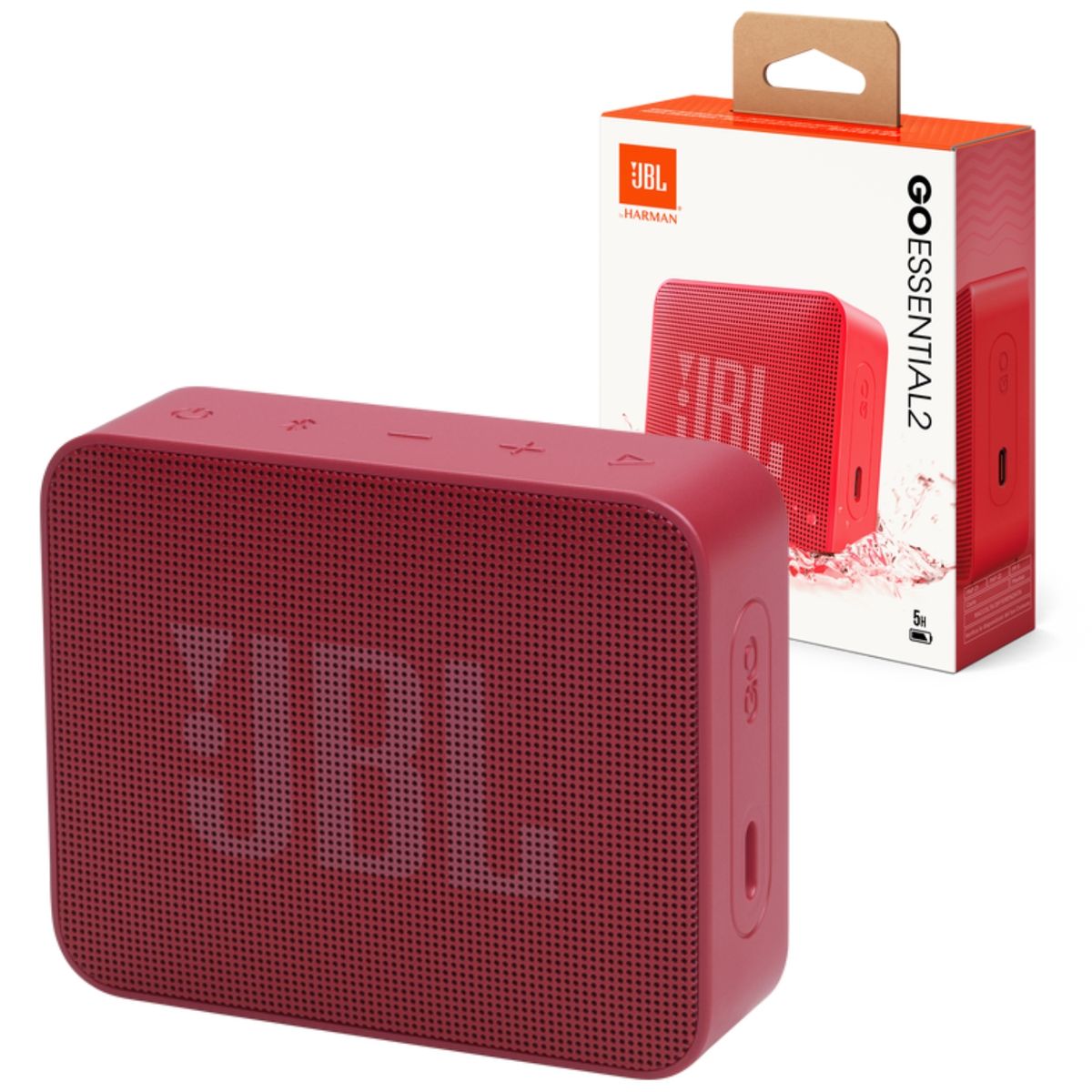 JBL - Parlante Bluetooth JBL GO Essential 2 IP67 5Horas Rojo