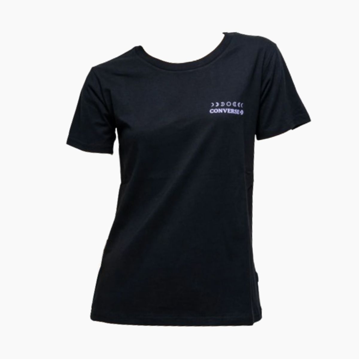 CONVERSE - Polos Converse Stars Graphic Mujer Negro