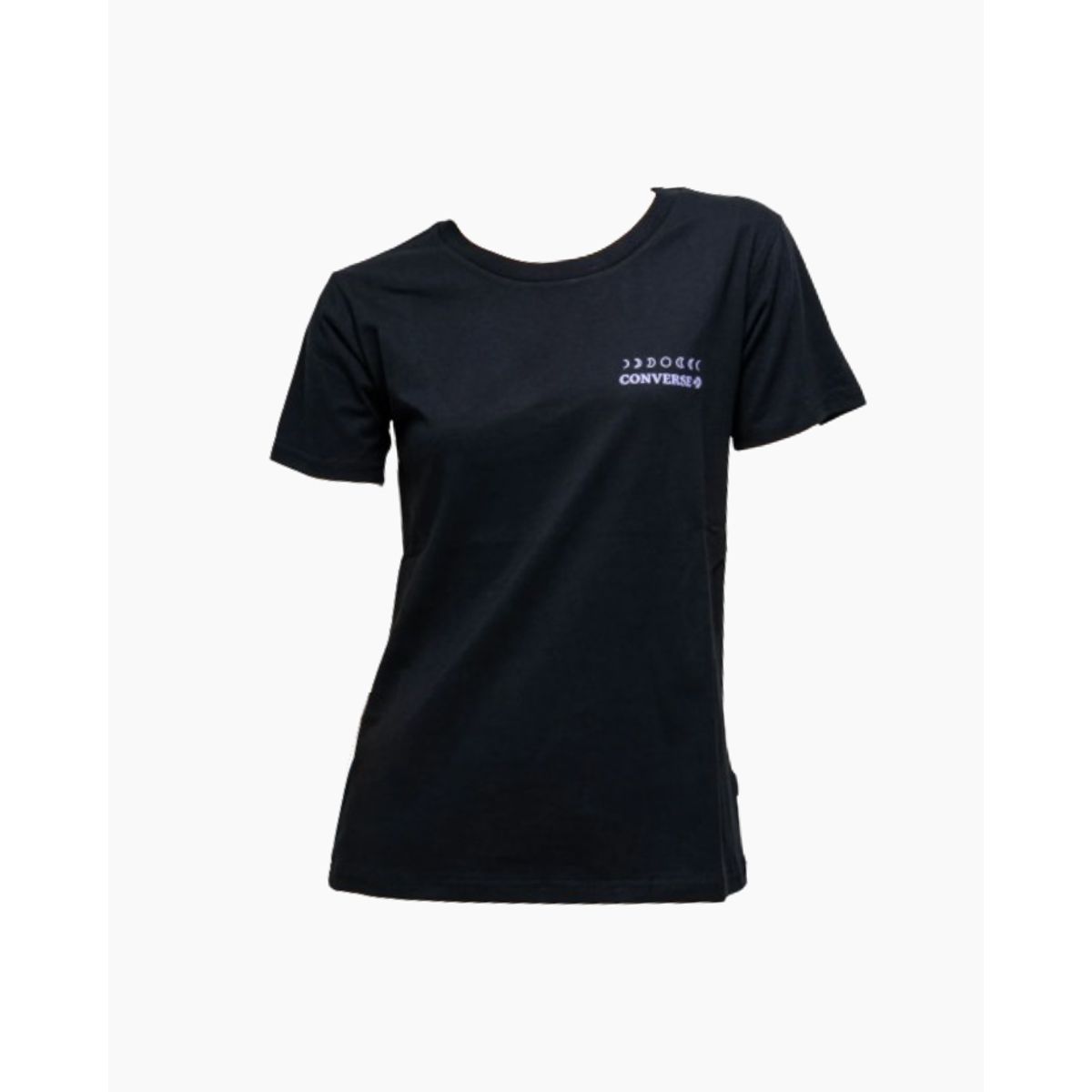 CONVERSE - Polos Converse Stars Graphic Mujer Negro