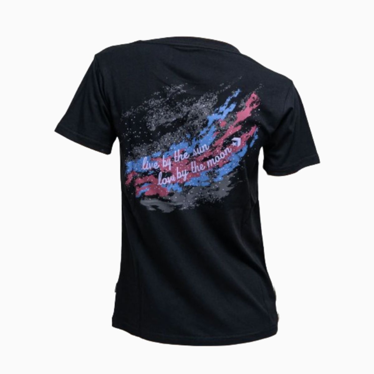 CONVERSE - Polos Converse Stars Graphic Mujer Negro