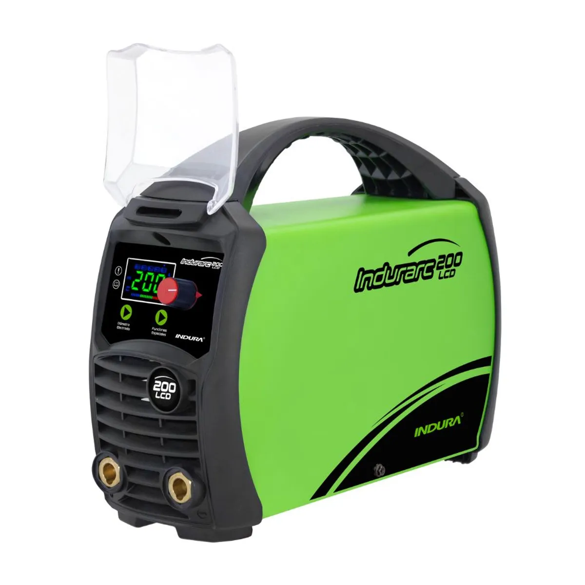 INDURA - Máquina de Soldar INDURARC 200 LCD INDURA 200 Amperios + Porta Electrodo + Pinza tierra