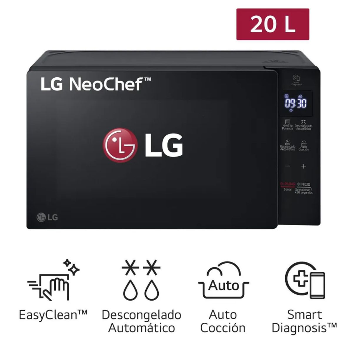 LG - Horno Microondas LG 20L MS2032GAS