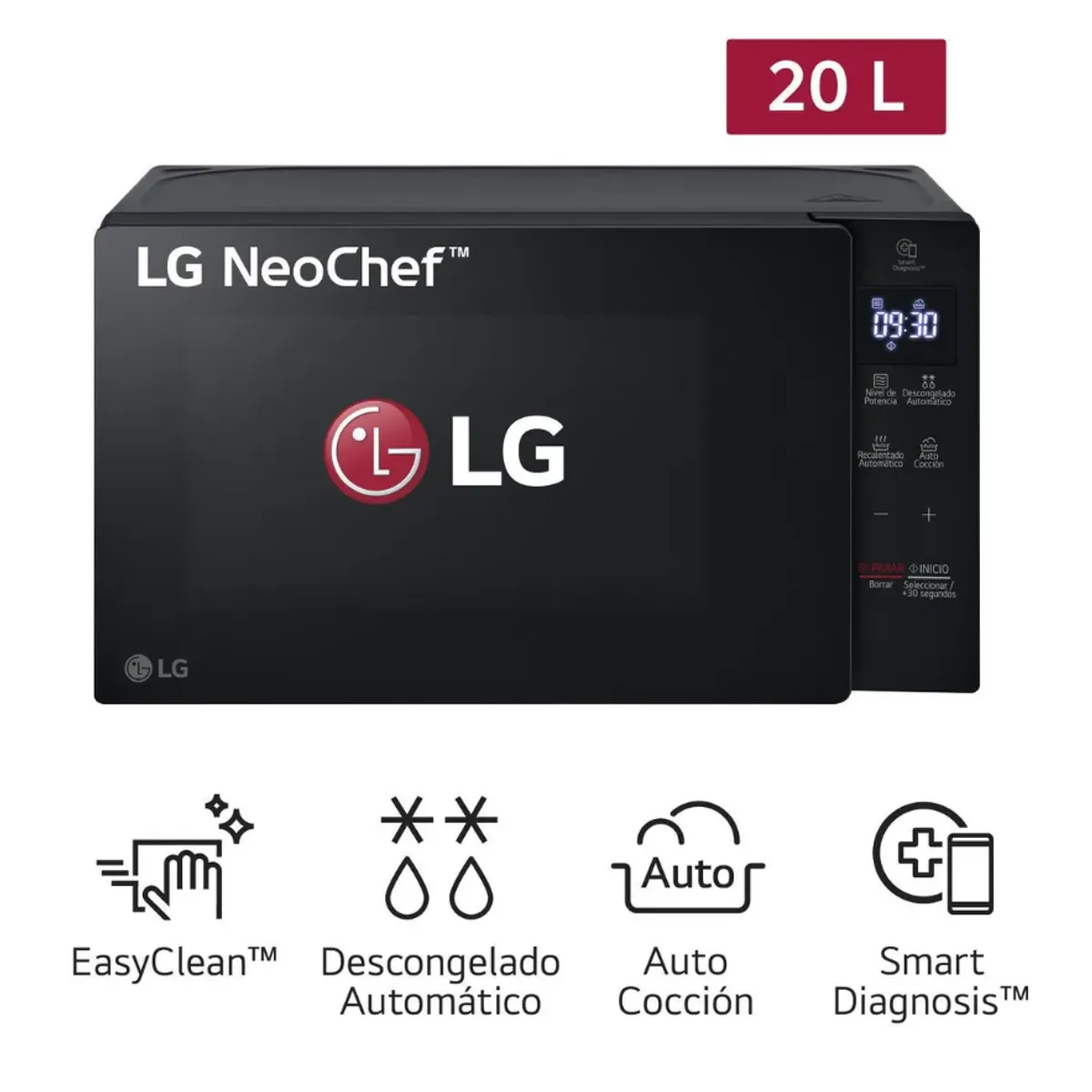 LG - Horno Microondas LG 20L MS2032GAS