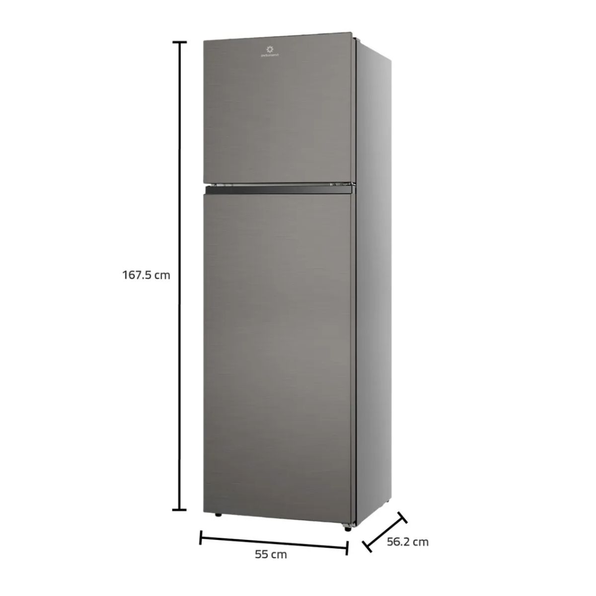 INDURAMA - REFRIGERADORA INDURAMA 246 L TOP FREEZER PLATEADO - RI-389I