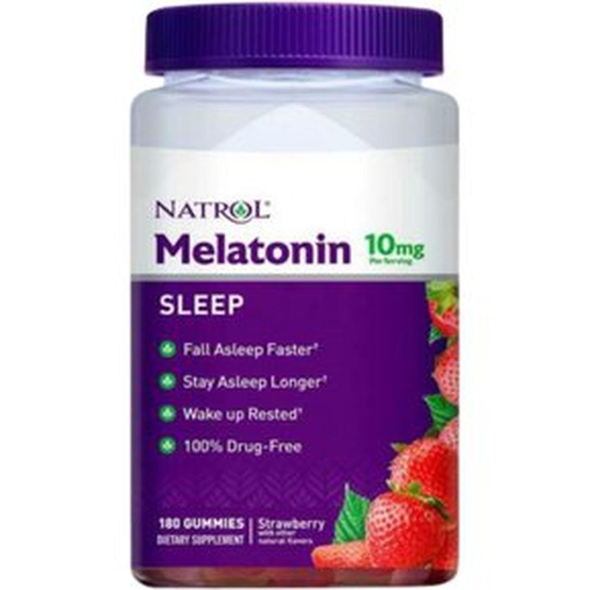 NATROL - Melatonina en Gomitas Natrol 10 mg - 180 gomitas